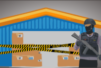 foto: ilustrasi Polisi Gerebek Gudang Narkoba 