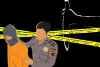 Foto : Ilustrasi Pelaku Pembunuhan Diamankan Kepolisian