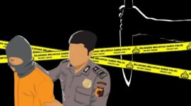Foto : Ilustrasi Pelaku Pembunuhan Diamankan Kepolisian