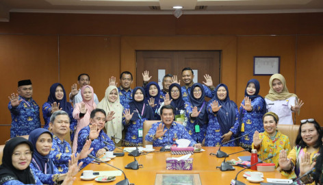 UPTD PPA Bersama Sekda Kab. Tangerang 