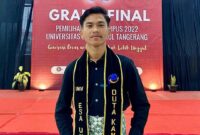 Foto : Alif Musa Ketua BEM Universitas Esa Unggul Tangerang (Sumber: Instagram)