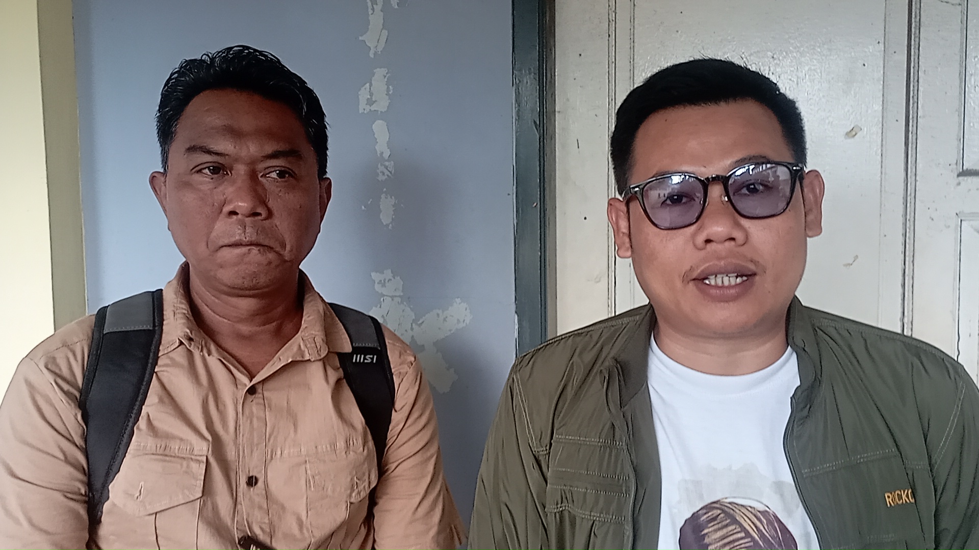 Ketua KPU Kabupaten Tangerang (Kanan) dan Ketua PPK Tigaraksa (Kiri)