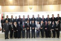 Pj Bupati Andy Oni Foto Bersama Pelantikan Soma Atmaja Sebagai Sekda Kabupaten Tangerang ( Foto : Istimewa )