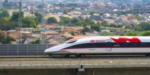 Peresmian Whoosh Di Kabupaten Karawang ( Foto : Istimewa )