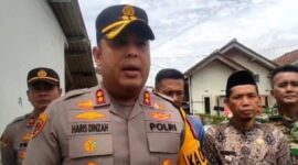 Kapolres Tasikmalaya. AKBP Haris Dinzah Di Tempat Kejadian Penangkapan Teroris ( Foto : Istimewa )