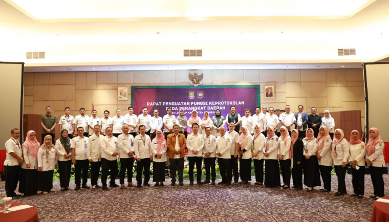 Jajaran Peserta Rapat Perangkat Daerah Keprotokolan Kabupaten Tangerang.(Foto : istimewa)