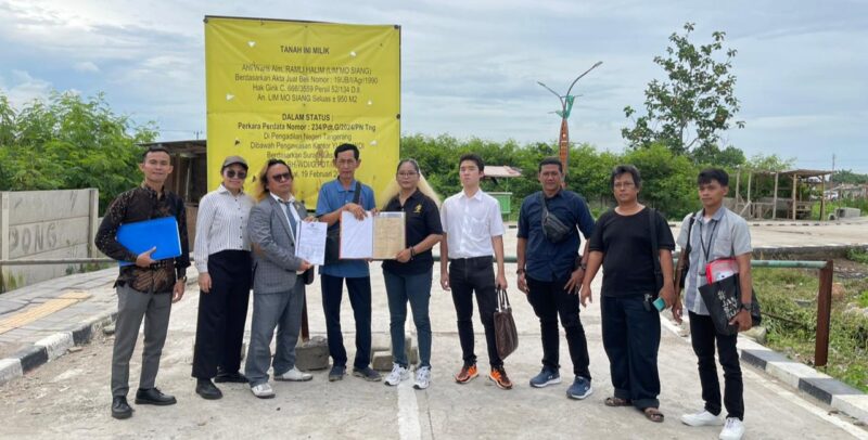 Ahli Waris Dari pemilik Tanah almarhum Lim Mo