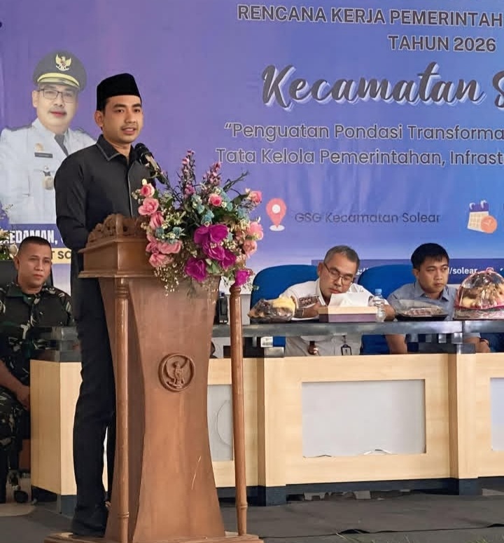 Anggota DPRD Kabupaten Tangerang Ustur Ubadi, Di Acara Musrenbang Kecamatan Solear ( Foto : Istimewa )