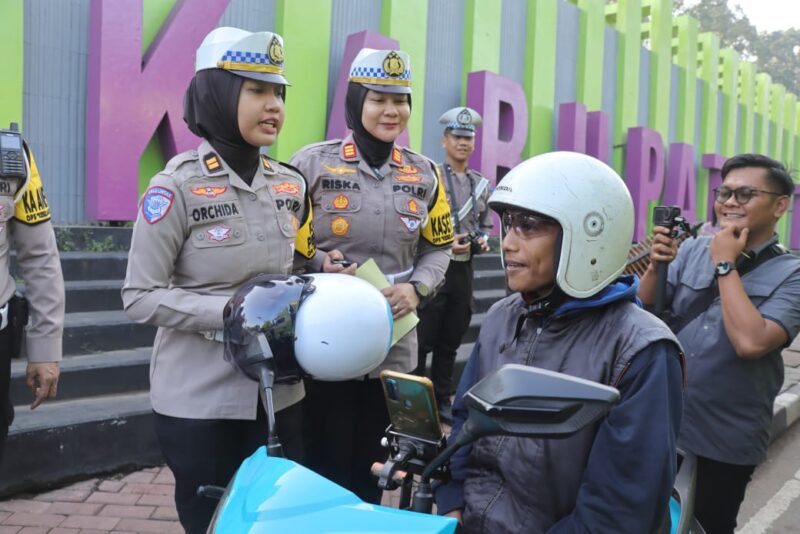 AKP Riska, Saat Melaksanakan Operasi Maung Keselamatan 2025 ( Foto : Istimewa )