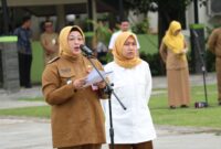 Wakil Bupati Tangerang, Pimpin Apel Pertama, Intan Nurul Hikmah ( Foto : Istimewa )