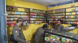 Satpol PP Kabupaten Tangerang Sa,at Melaksanakan Razia Menjelang Ramadhan ( Foto : Istimewa )