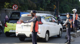 Dishun kabupaten tangerang atur lalin ( Foto : Istimewa )